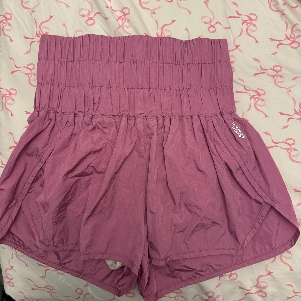 Free People Movement Purple The Way Home Shorts